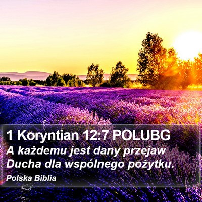 1 Koryntian 12:7 POLUBG Bible Verse Image