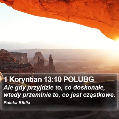 1 Koryntian 13:10 POLUBG Bible Verse Image