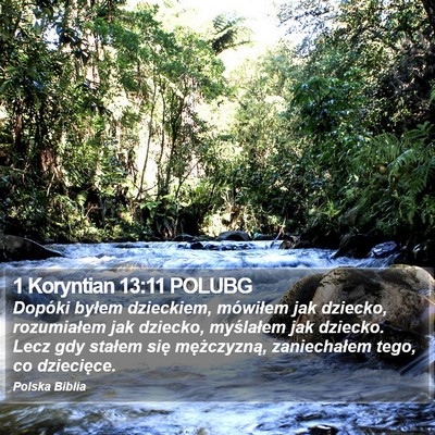 1 Koryntian 13:11 POLUBG Bible Verse Image