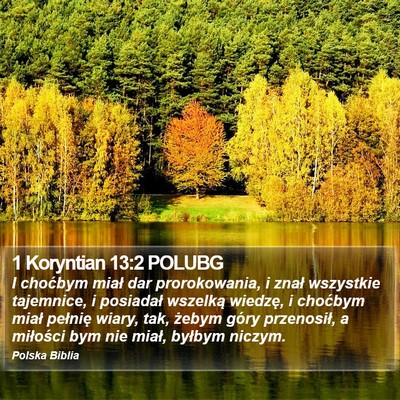 1 Koryntian 13:2 POLUBG Bible Verse Image