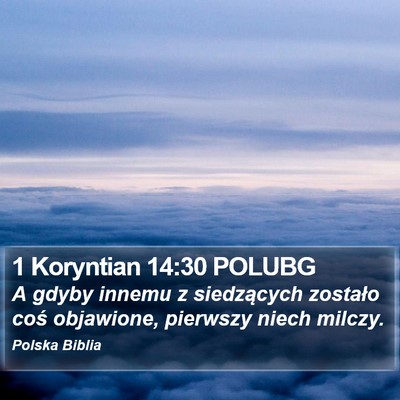 1 Koryntian 14:30 POLUBG Bible Verse Image