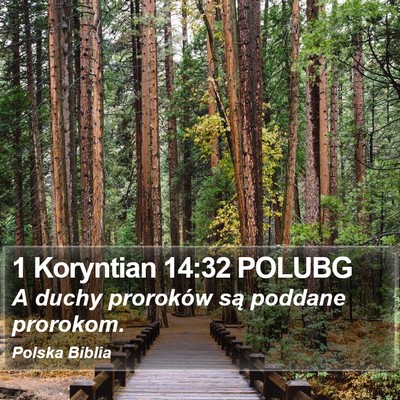 1 Koryntian 14:32 POLUBG Bible Verse Image