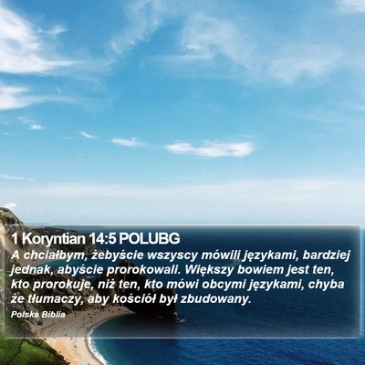 1 Koryntian 14:5 POLUBG Bible Verse Image