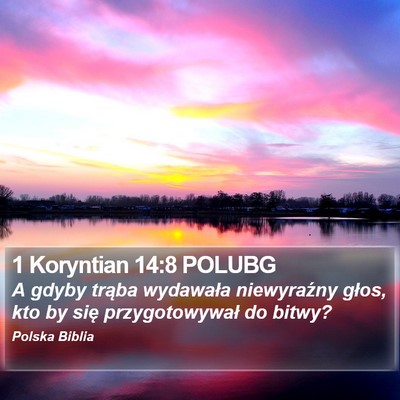 1 Koryntian 14:8 POLUBG Bible Verse Image