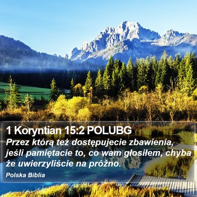 1 Koryntian 15:2 POLUBG Bible Verse Image
