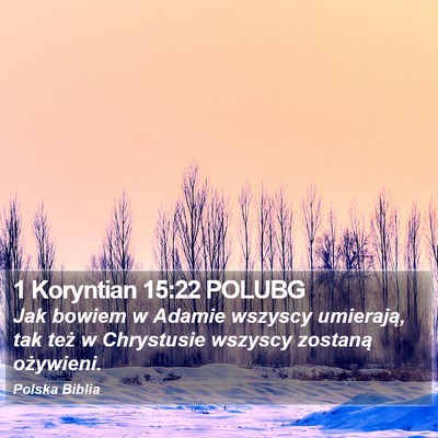 1 Koryntian 15:22 POLUBG Bible Verse Image