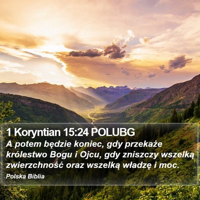 1 Koryntian 15:24 POLUBG Bible Verse Image