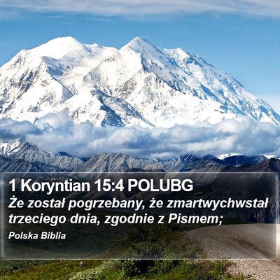 1 Koryntian 15:4 POLUBG Bible Verse Image