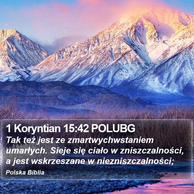 1 Koryntian 15:42 POLUBG Bible Verse Image