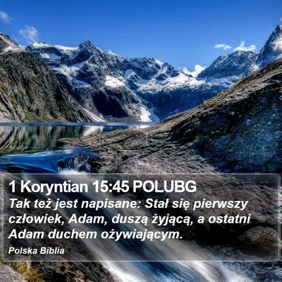 1 Koryntian 15:45 POLUBG Bible Verse Image