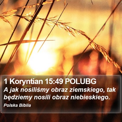 1 Koryntian 15:49 POLUBG Bible Verse Image