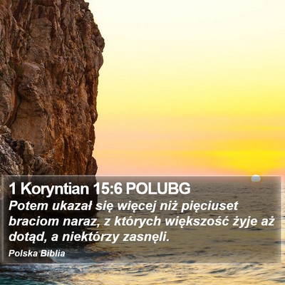 1 Koryntian 15:6 POLUBG Bible Verse Image