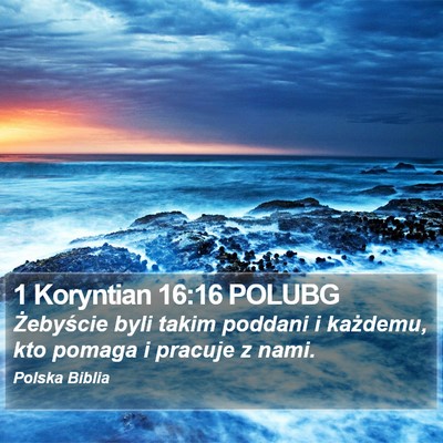 1 Koryntian 16:16 POLUBG Bible Verse Image