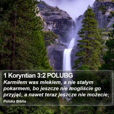 1 Koryntian 3:2 POLUBG Bible Verse Image