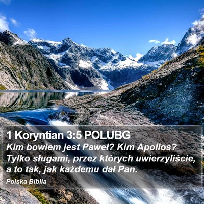 1 Koryntian 3:5 POLUBG Bible Verse Image