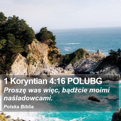 1 Koryntian 4:16 POLUBG Bible Verse Image