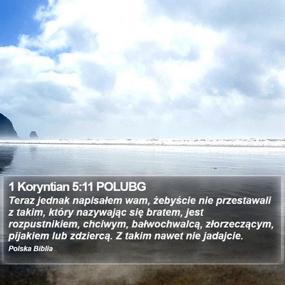 1 Koryntian 5:11 POLUBG Bible Verse Image