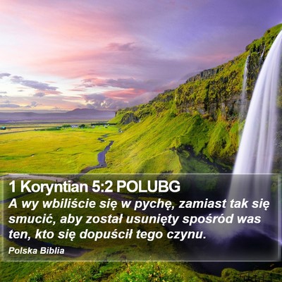 1 Koryntian 5:2 POLUBG Bible Verse Image