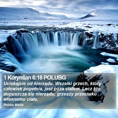 1 Koryntian 6:18 POLUBG Bible Verse Image