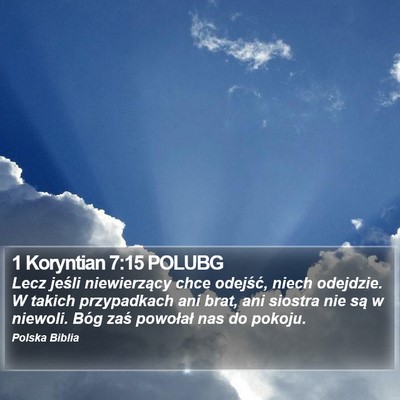 1 Koryntian 7:15 POLUBG Bible Verse Image