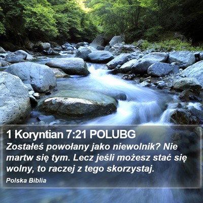 1 Koryntian 7:21 POLUBG Bible Verse Image