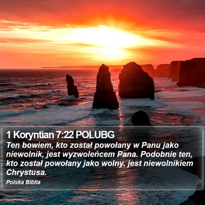 1 Koryntian 7:22 POLUBG Bible Verse Image