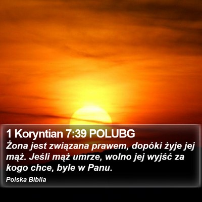 1 Koryntian 7:39 POLUBG Bible Verse Image