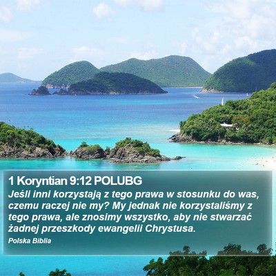 1 Koryntian 9:12 POLUBG Bible Verse Image