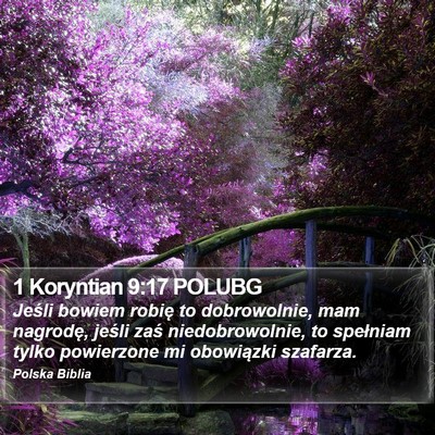 1 Koryntian 9:17 POLUBG Bible Verse Image