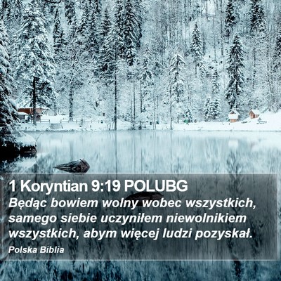 1 Koryntian 9:19 POLUBG Bible Verse Image