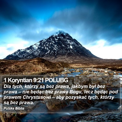 1 Koryntian 9:21 POLUBG Bible Verse Image