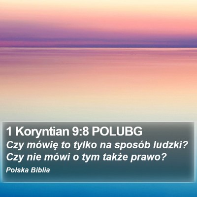 1 Koryntian 9:8 POLUBG Bible Verse Image