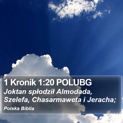 1 Kronik 1:20 POLUBG Bible Verse Image