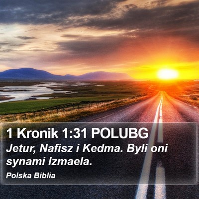 1 Kronik 1:31 POLUBG Bible Verse Image