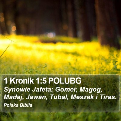 1 Kronik 1:5 POLUBG Bible Verse Image