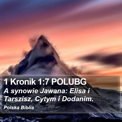 1 Kronik 1:7 POLUBG Bible Verse Image