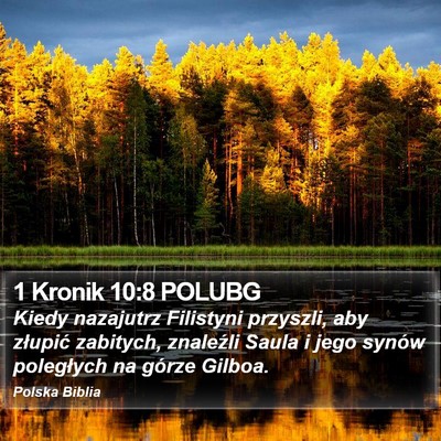 1 Kronik 10:8 POLUBG Bible Verse Image