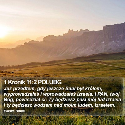 1 Kronik 11:2 POLUBG Bible Verse Image