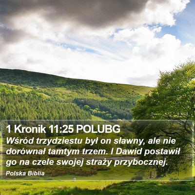 1 Kronik 11:25 POLUBG Bible Verse Image