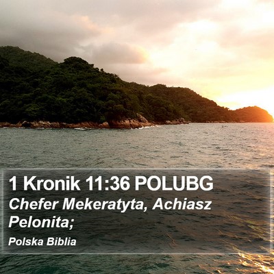 1 Kronik 11:36 POLUBG Bible Verse Image
