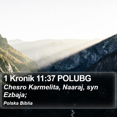 1 Kronik 11:37 POLUBG Bible Verse Image