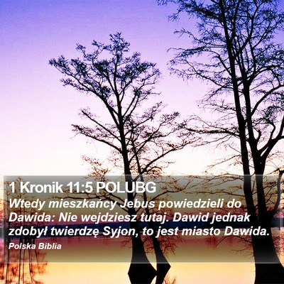 1 Kronik 11:5 POLUBG Bible Verse Image