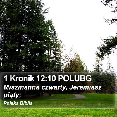 1 Kronik 12:10 POLUBG Bible Verse Image