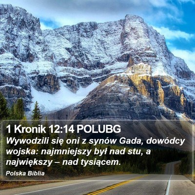 1 Kronik 12:14 POLUBG Bible Verse Image