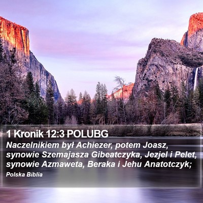 1 Kronik 12:3 POLUBG Bible Verse Image