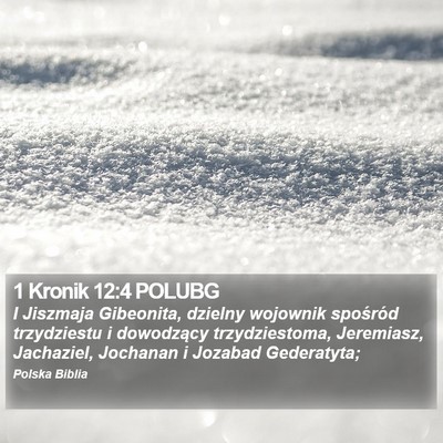 1 Kronik 12:4 POLUBG Bible Verse Image