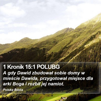 1 Kronik 15:1 POLUBG Bible Verse Image
