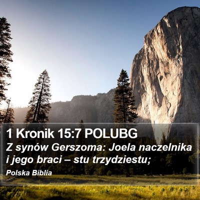 1 Kronik 15:7 POLUBG Bible Verse Image