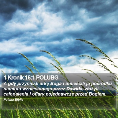 1 Kronik 16:1 POLUBG Bible Verse Image
