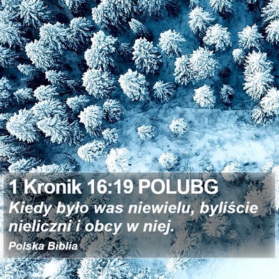 1 Kronik 16:19 POLUBG Bible Verse Image